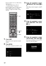 Preview for 50 page of Sony STR-DA5400ES Operating Instructions Manual