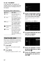 Preview for 56 page of Sony STR-DA5400ES Operating Instructions Manual