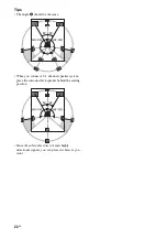 Предварительный просмотр 22 страницы Sony STR DA5500ES - AV Network Receiver Operating Instructions Manual