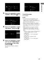 Предварительный просмотр 49 страницы Sony STR DA5500ES - AV Network Receiver Operating Instructions Manual