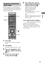 Предварительный просмотр 69 страницы Sony STR DA5500ES - AV Network Receiver Operating Instructions Manual