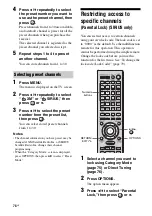 Предварительный просмотр 78 страницы Sony STR DA5500ES - AV Network Receiver Operating Instructions Manual