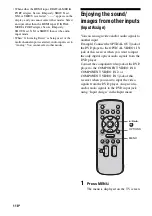 Предварительный просмотр 118 страницы Sony STR DA5500ES - AV Network Receiver Operating Instructions Manual