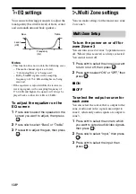 Предварительный просмотр 136 страницы Sony STR DA5500ES - AV Network Receiver Operating Instructions Manual