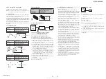 Предварительный просмотр 21 страницы Sony STR-DA5500ES Service Manual Digest