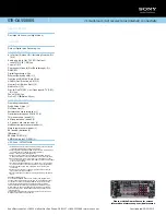 Preview for 2 page of Sony STR-DA5500ES Specifications