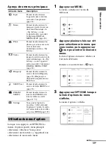 Предварительный просмотр 59 страницы Sony STR-DA5600ES - Multi Channel Av Receiver (French) Mode D'Emploi