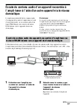 Предварительный просмотр 89 страницы Sony STR-DA5600ES - Multi Channel Av Receiver (French) Mode D'Emploi