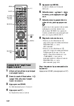 Предварительный просмотр 106 страницы Sony STR-DA5600ES - Multi Channel Av Receiver (French) Mode D'Emploi