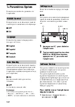 Предварительный просмотр 144 страницы Sony STR-DA5600ES - Multi Channel Av Receiver (French) Mode D'Emploi
