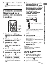 Предварительный просмотр 161 страницы Sony STR-DA5600ES - Multi Channel Av Receiver (French) Mode D'Emploi