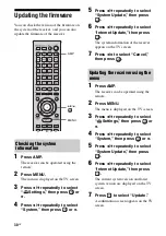 Предварительный просмотр 30 страницы Sony STR-DA6400ES - Multi Channel Av Receiver Network Manual