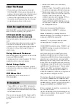 Preview for 4 page of Sony STR DA6400ES Operating Instructions Manual