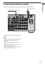 Preview for 43 page of Sony STR DA6400ES Operating Instructions Manual