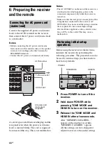 Preview for 44 page of Sony STR DA6400ES Operating Instructions Manual