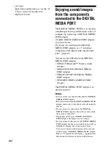 Preview for 60 page of Sony STR DA6400ES Operating Instructions Manual