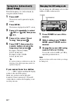 Preview for 66 page of Sony STR DA6400ES Operating Instructions Manual