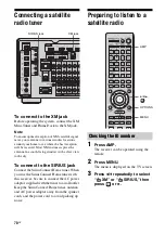 Preview for 70 page of Sony STR DA6400ES Operating Instructions Manual