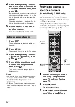 Preview for 74 page of Sony STR DA6400ES Operating Instructions Manual