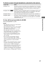 Preview for 83 page of Sony STR DA6400ES Operating Instructions Manual