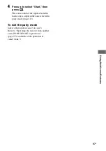 Preview for 97 page of Sony STR DA6400ES Operating Instructions Manual