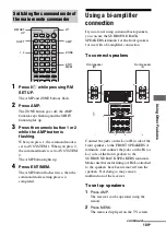 Preview for 109 page of Sony STR DA6400ES Operating Instructions Manual