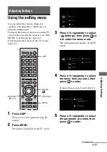 Preview for 111 page of Sony STR DA6400ES Operating Instructions Manual