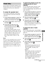 Preview for 115 page of Sony STR DA6400ES Operating Instructions Manual