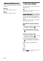 Preview for 118 page of Sony STR DA6400ES Operating Instructions Manual