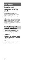 Preview for 134 page of Sony STR DA6400ES Operating Instructions Manual