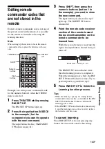 Preview for 143 page of Sony STR DA6400ES Operating Instructions Manual