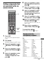 Preview for 153 page of Sony STR DA6400ES Operating Instructions Manual