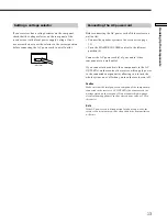 Preview for 13 page of Sony STR-DA777ES - Fm Stereo/fm-am Receiver Operating Instructions Manual