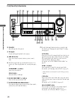 Preview for 26 page of Sony STR-DA777ES - Fm Stereo/fm-am Receiver Operating Instructions Manual