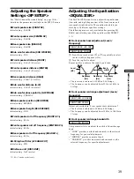 Preview for 39 page of Sony STR-DA777ES - Fm Stereo/fm-am Receiver Operating Instructions Manual