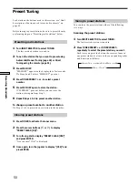 Preview for 50 page of Sony STR-DA777ES - Fm Stereo/fm-am Receiver Operating Instructions Manual