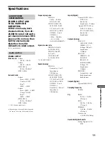 Preview for 59 page of Sony STR-DA777ES - Fm Stereo/fm-am Receiver Operating Instructions Manual