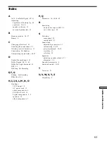 Preview for 63 page of Sony STR-DA777ES - Fm Stereo/fm-am Receiver Operating Instructions Manual