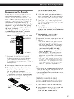 Предварительный просмотр 29 страницы Sony STR-DA80ES - Fm Stereo / Fm-am Receiver Operating Instructions Manual