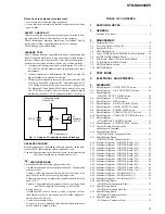 Предварительный просмотр 3 страницы Sony STR-DA9000ES - Fm Stereo/fm-am Receiver Service Manual