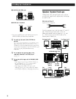 Preview for 8 page of Sony STR-DA90ESG Operating Instructions Manual