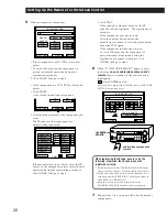 Preview for 20 page of Sony STR-DA90ESG Operating Instructions Manual