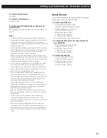 Preview for 21 page of Sony STR-DA90ESG Operating Instructions Manual