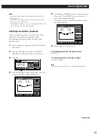 Preview for 35 page of Sony STR-DA90ESG Operating Instructions Manual