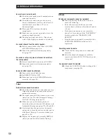 Preview for 58 page of Sony STR-DA90ESG Operating Instructions Manual