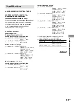 Предварительный просмотр 69 страницы Sony STR-DB1080 - Fm Stereo/fm-am Receiver Operating Instructions Manual