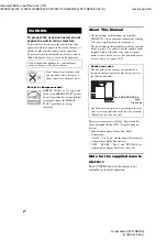 Предварительный просмотр 2 страницы Sony STR-DB795 Operating Instructions Manual