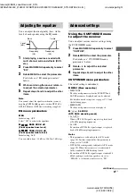 Предварительный просмотр 37 страницы Sony STR-DB795 Operating Instructions Manual