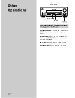 Предварительный просмотр 44 страницы Sony STR-DB925 Operating Instructions Manual