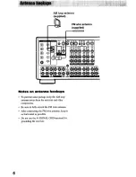 Preview for 6 page of Sony STR-DE1075 - Fm Stereo/fm-am Receiver Operating Instructions Manual